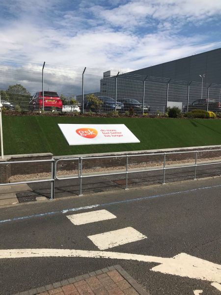 Grass installed at GSK Irvine